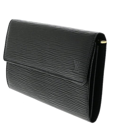 LOUIS VUITTON Logo Pochette Credit Long Wallet Epi Leather - Picture 13 of 14
